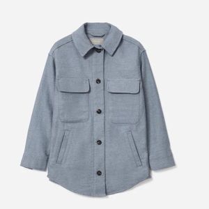 Everlane shirt jacket Grey/blue
